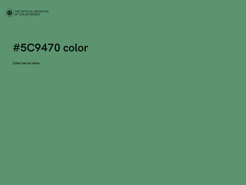 #5C9470 color image