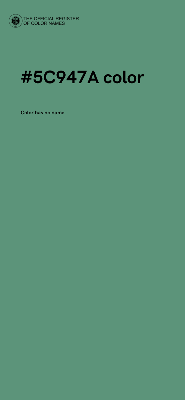 #5C947A color image