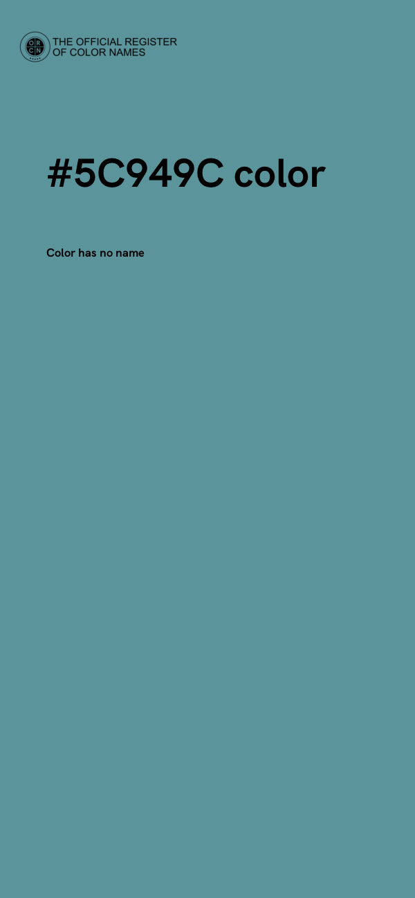 #5C949C color image