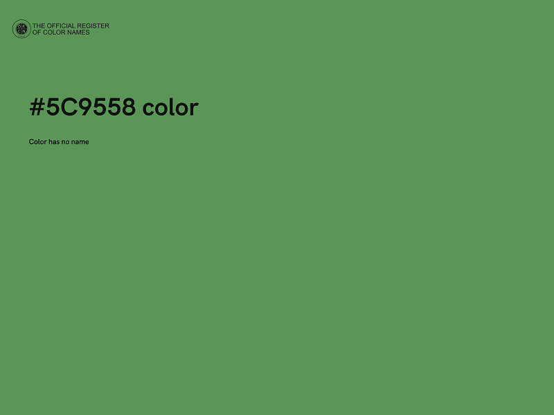 #5C9558 color image