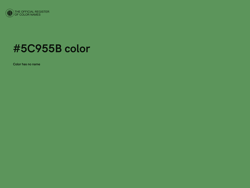 #5C955B color image