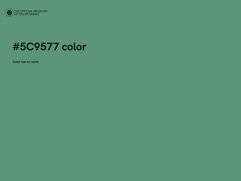 #5C9577 color image