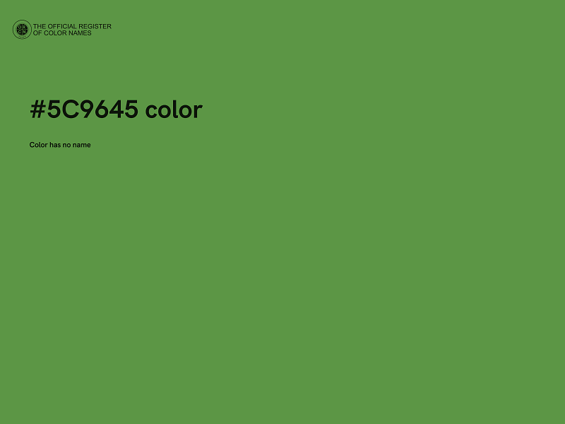 #5C9645 color image