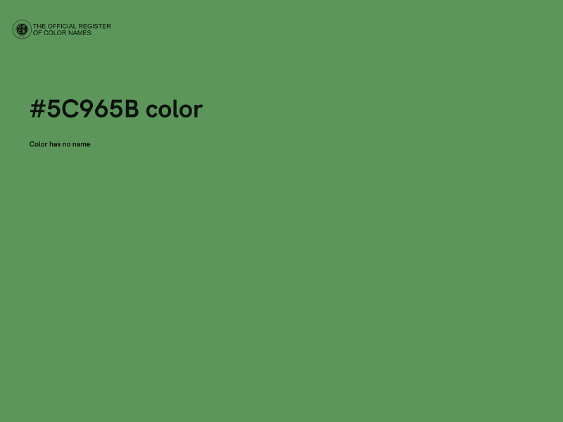 #5C965B color image