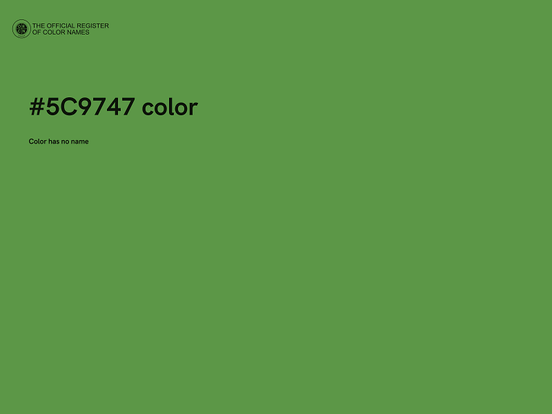 #5C9747 color image