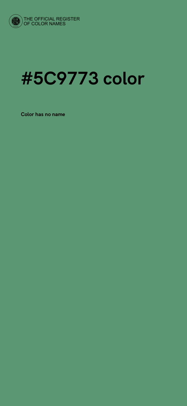 #5C9773 color image