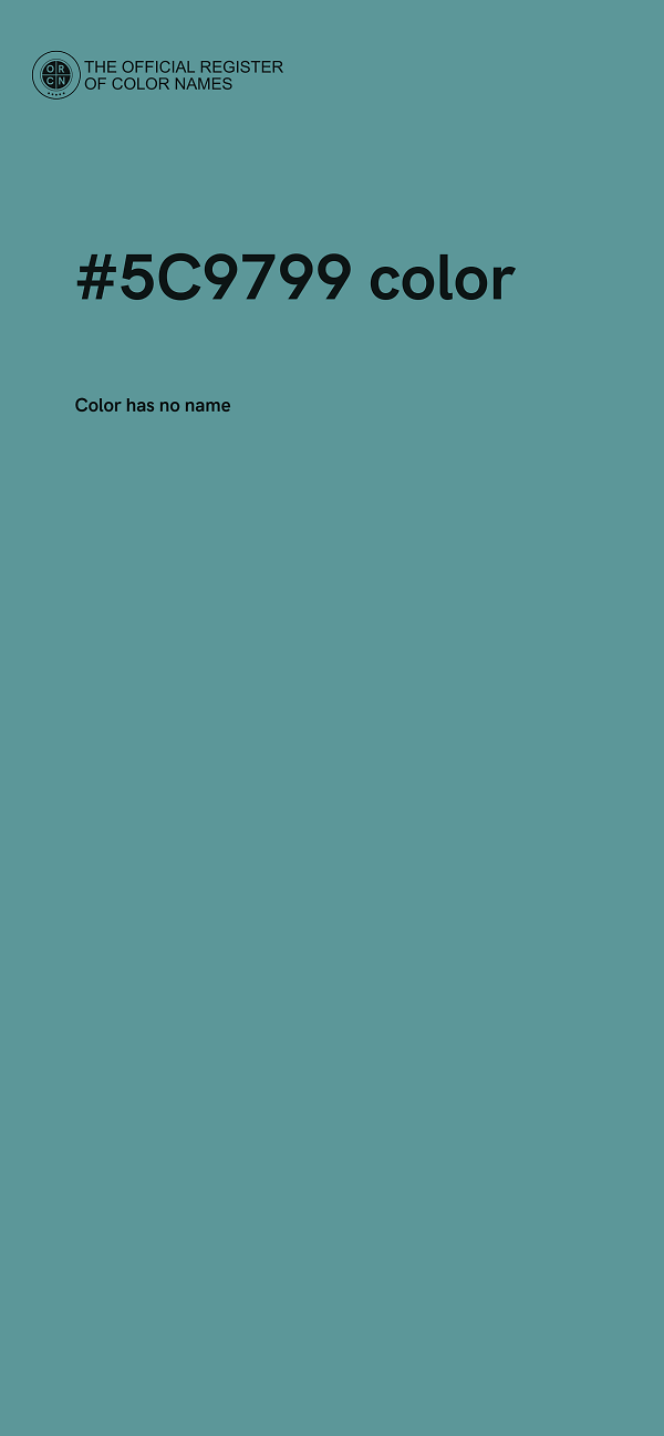 #5C9799 color image