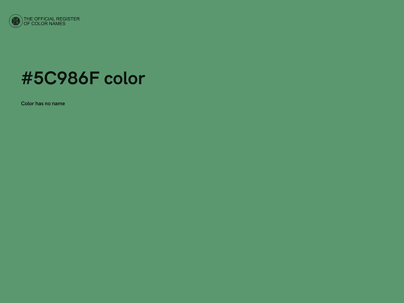 #5C986F color image