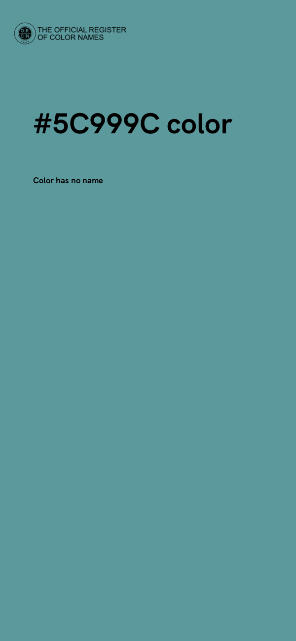 #5C999C color image