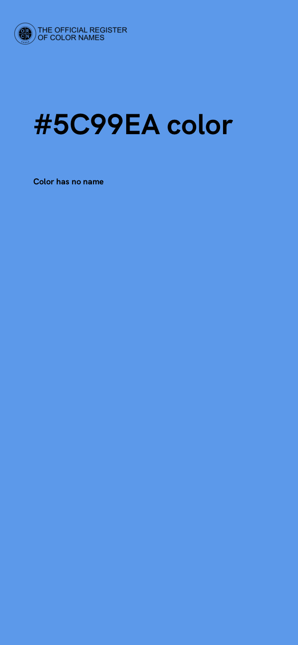 #5C99EA color image