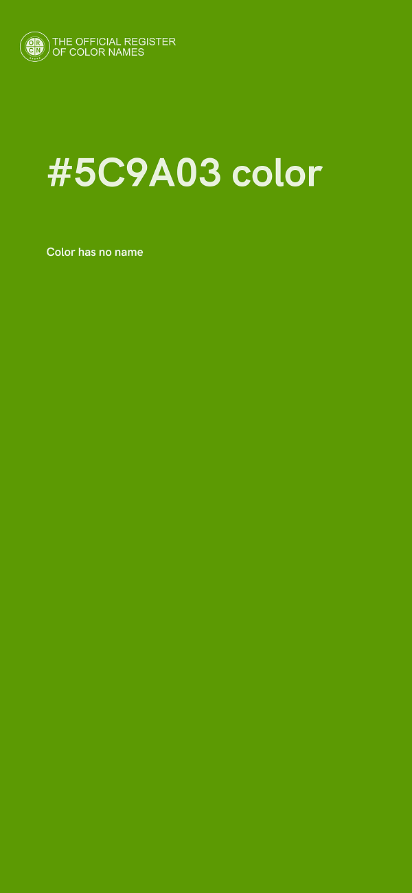 #5C9A03 color image