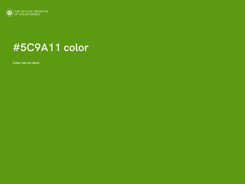 #5C9A11 color image