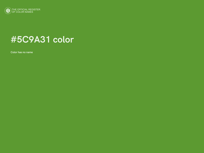 #5C9A31 color image