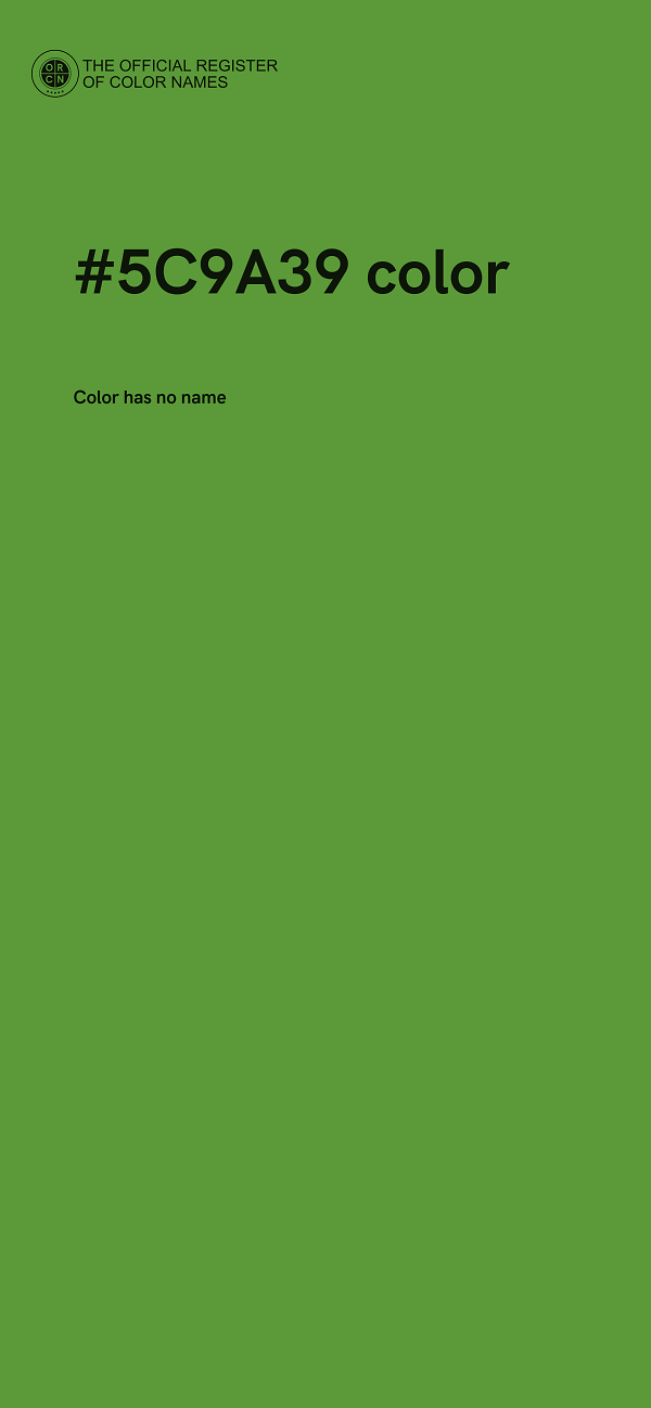 #5C9A39 color image