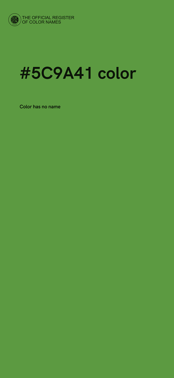 #5C9A41 color image