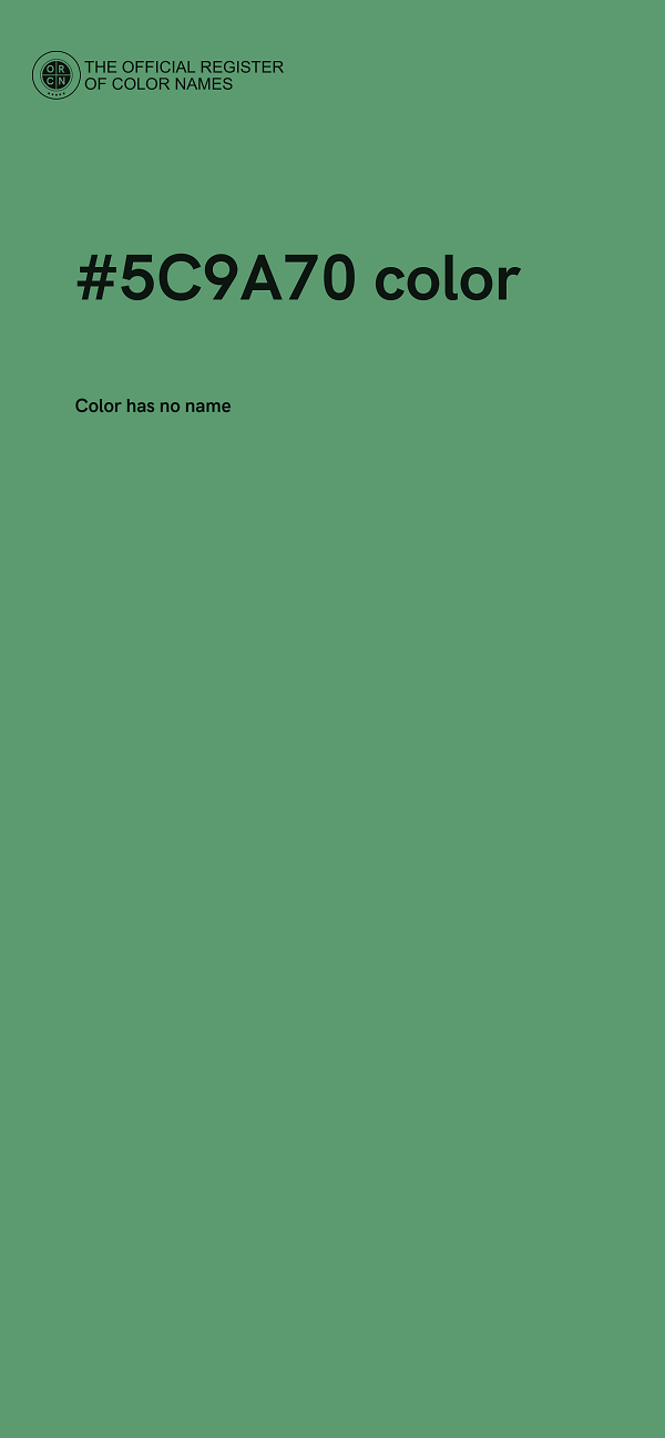#5C9A70 color image