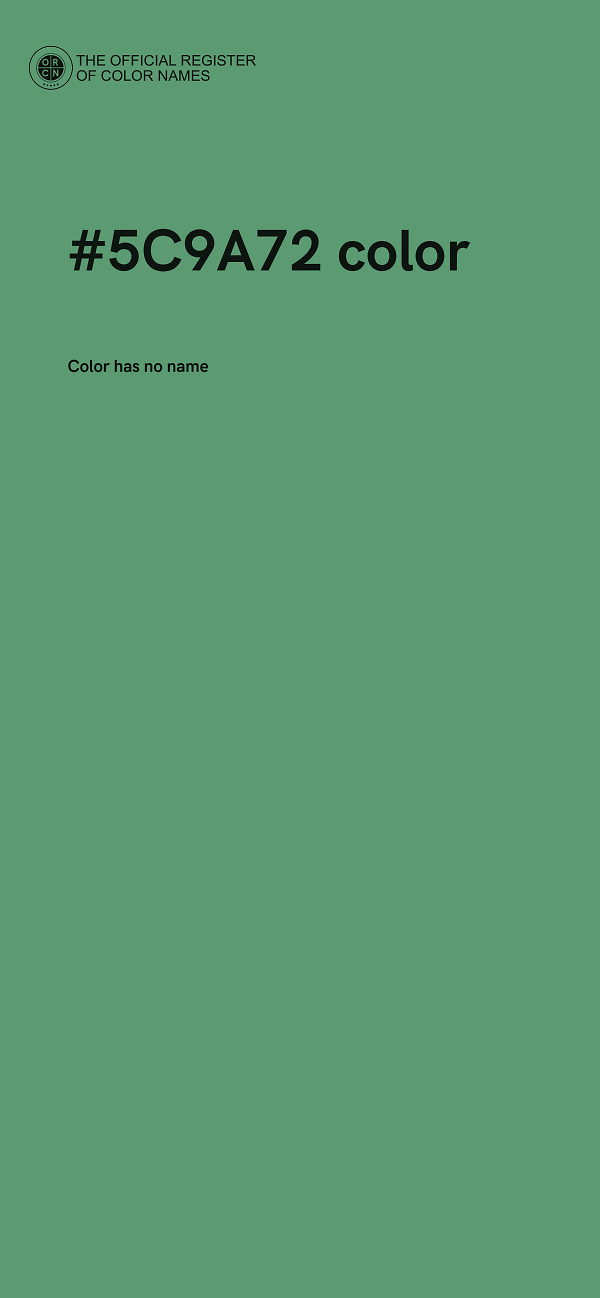 #5C9A72 color image