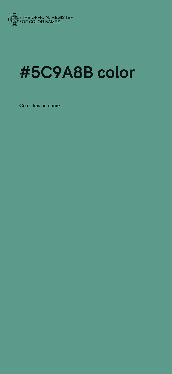 #5C9A8B color image