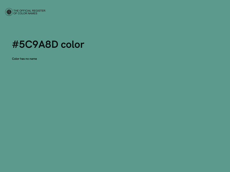 #5C9A8D color image