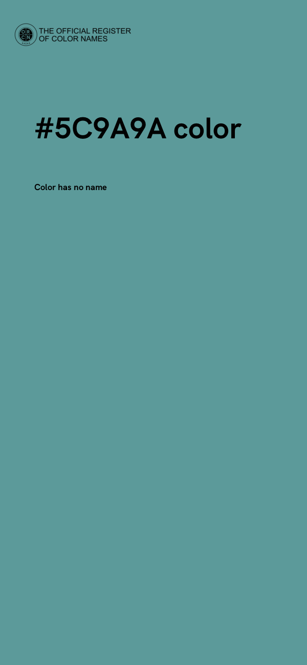 #5C9A9A color image