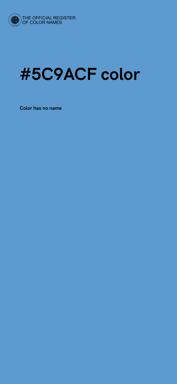 #5C9ACF color image