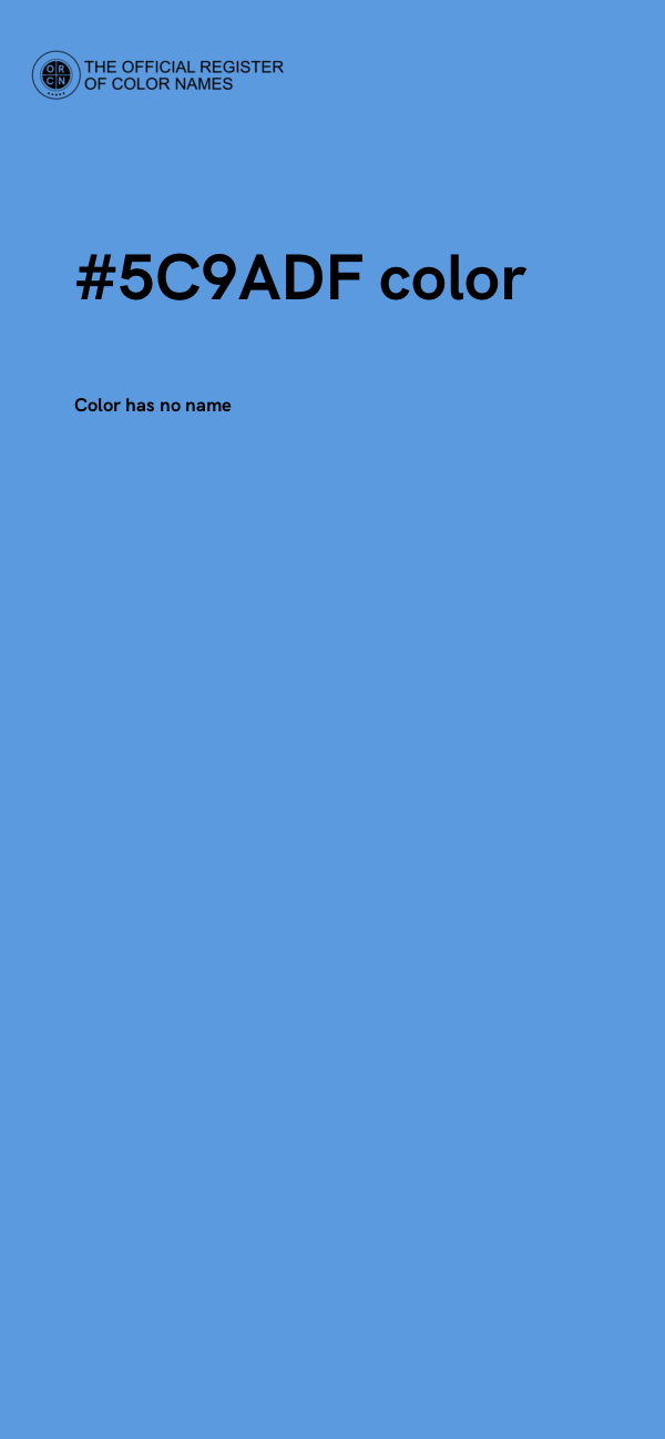 #5C9ADF color image