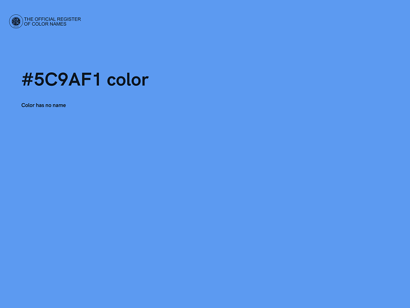 #5C9AF1 color image
