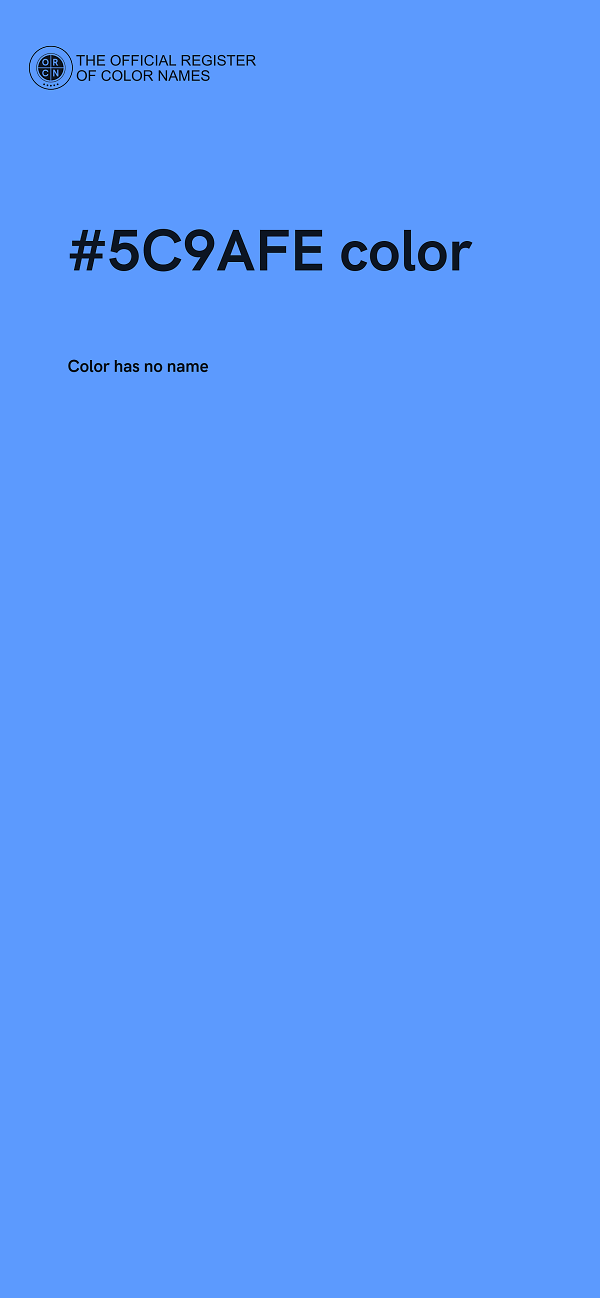 #5C9AFE color image