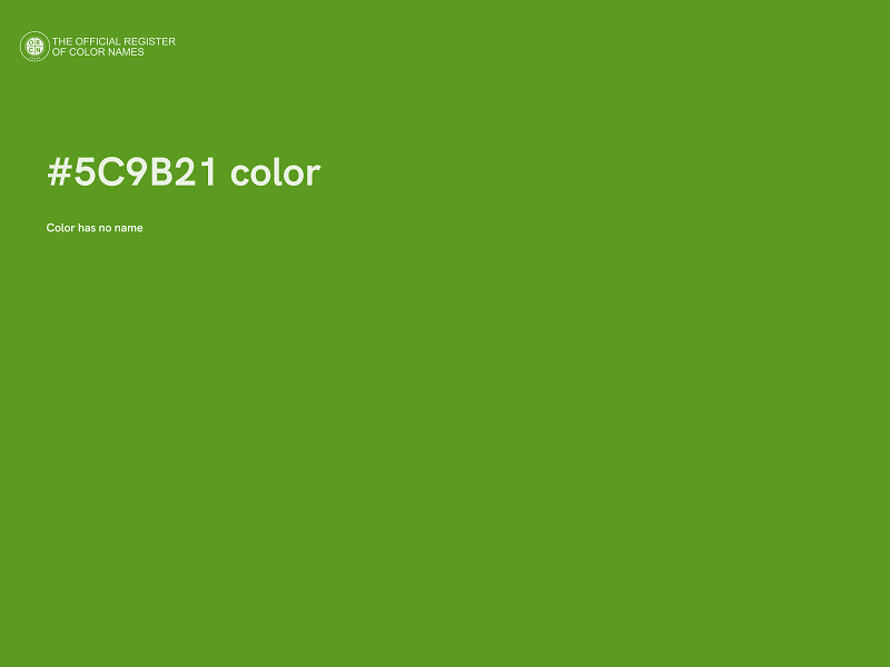 #5C9B21 color image