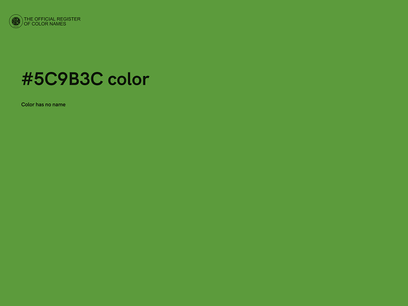 #5C9B3C color image