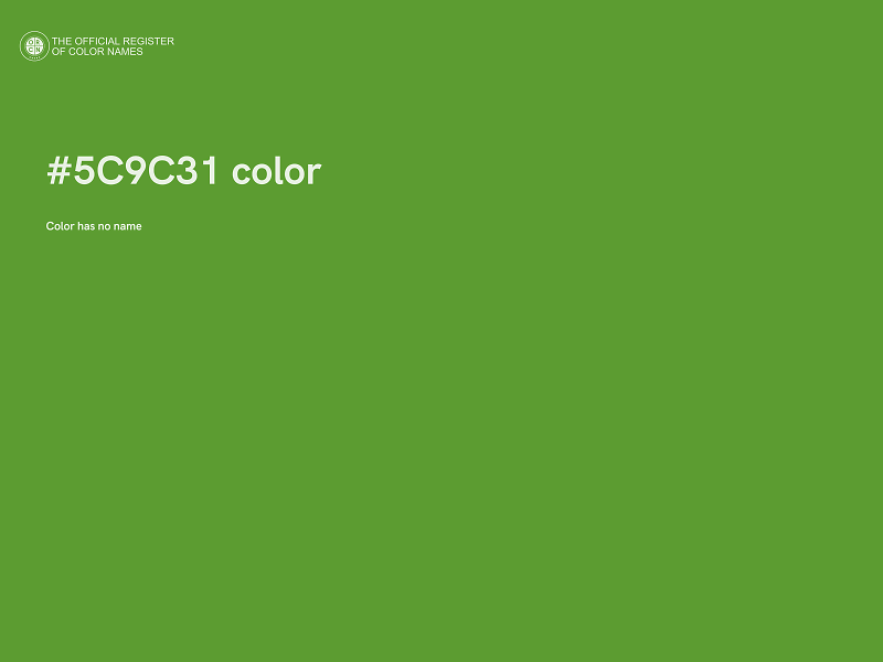 #5C9C31 color image