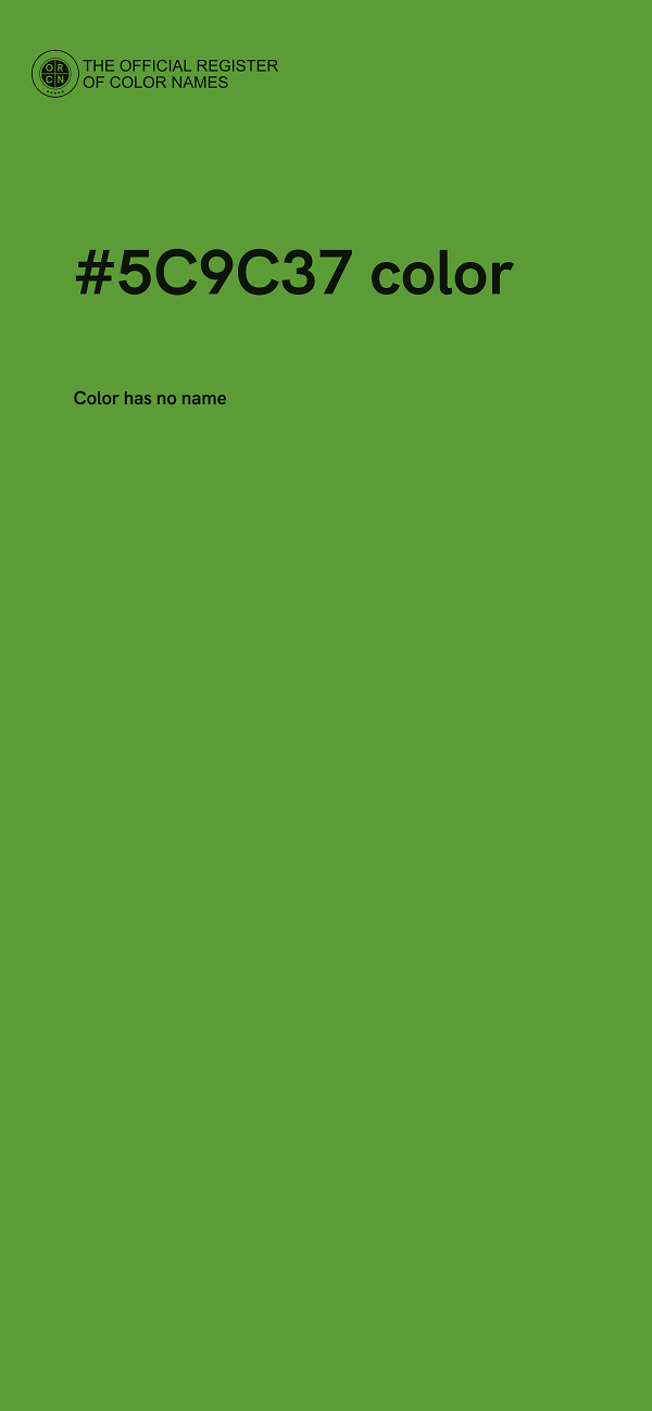 #5C9C37 color image