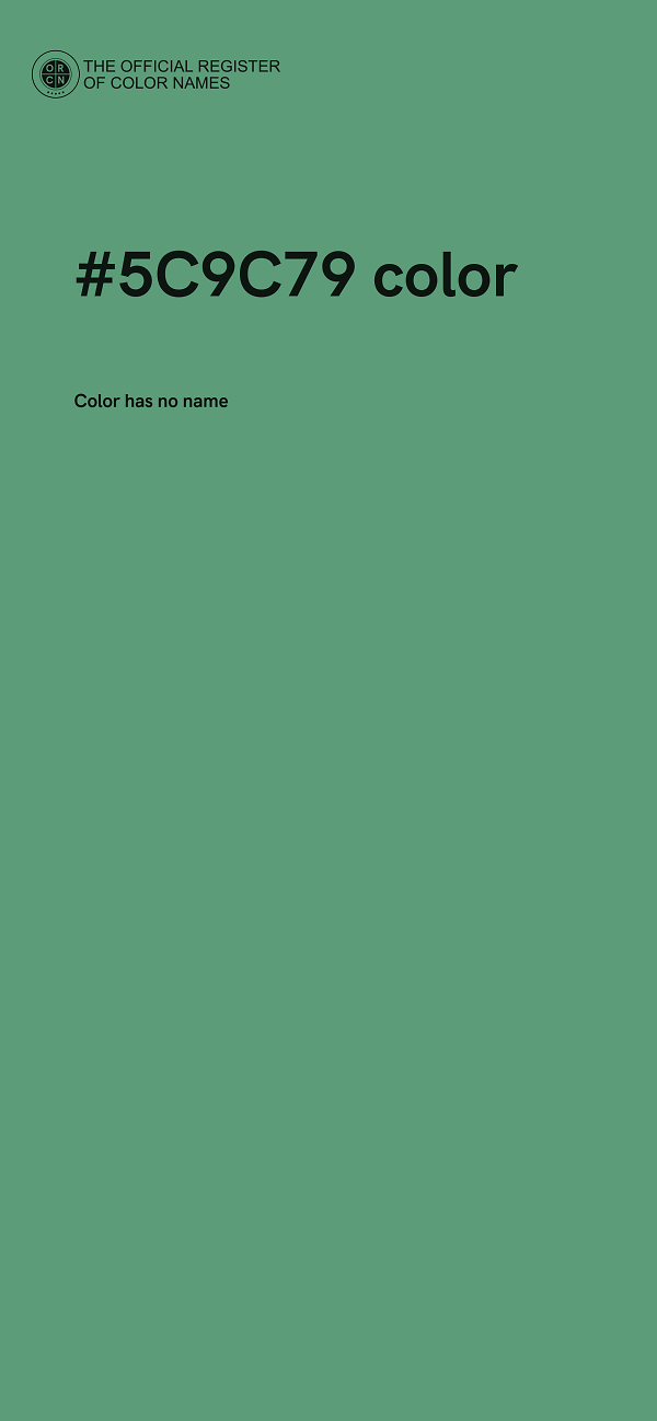 #5C9C79 color image