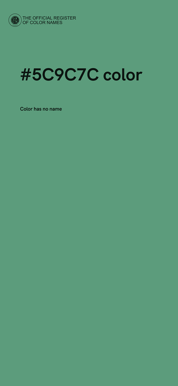 #5C9C7C color image