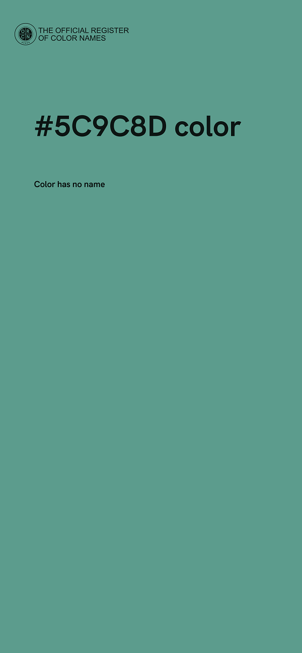 #5C9C8D color image