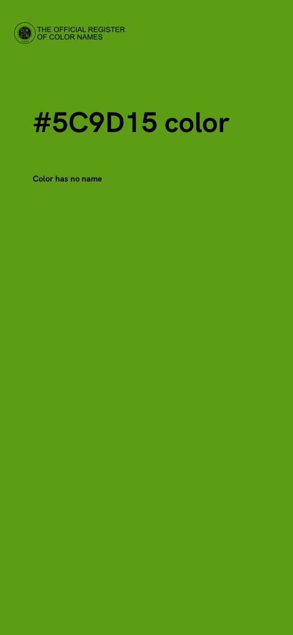 #5C9D15 color image