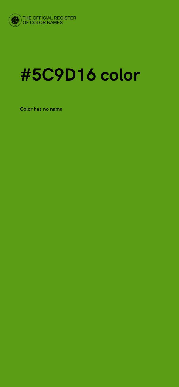 #5C9D16 color image