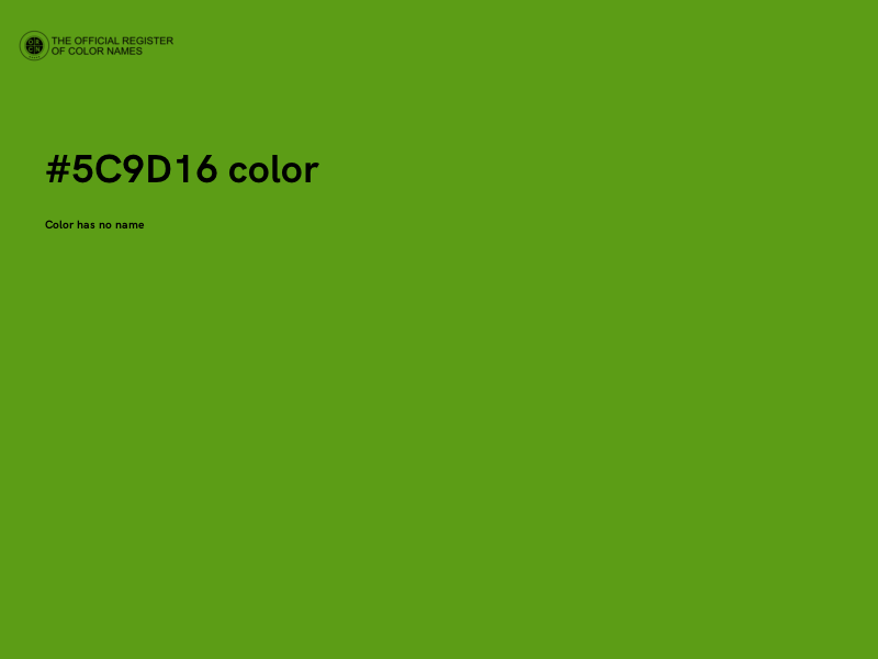 #5C9D16 color image