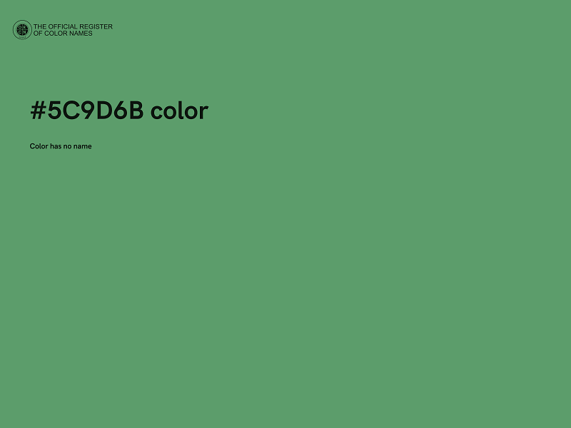 #5C9D6B color image