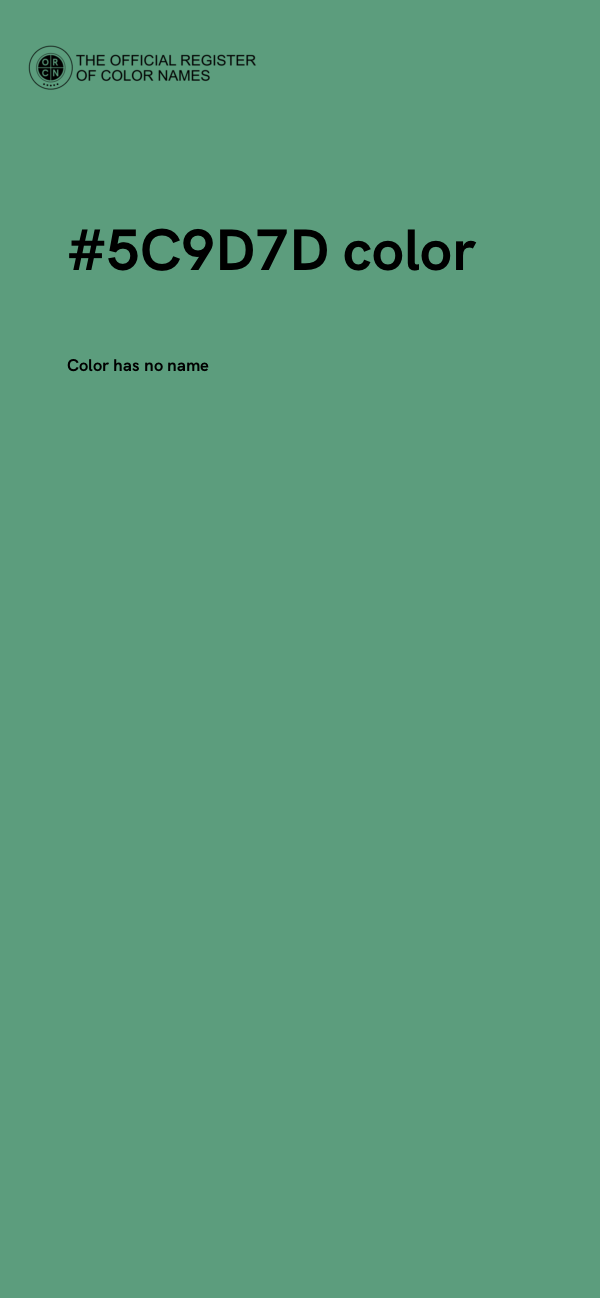 #5C9D7D color image