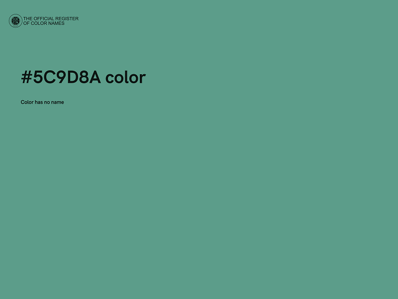 #5C9D8A color image
