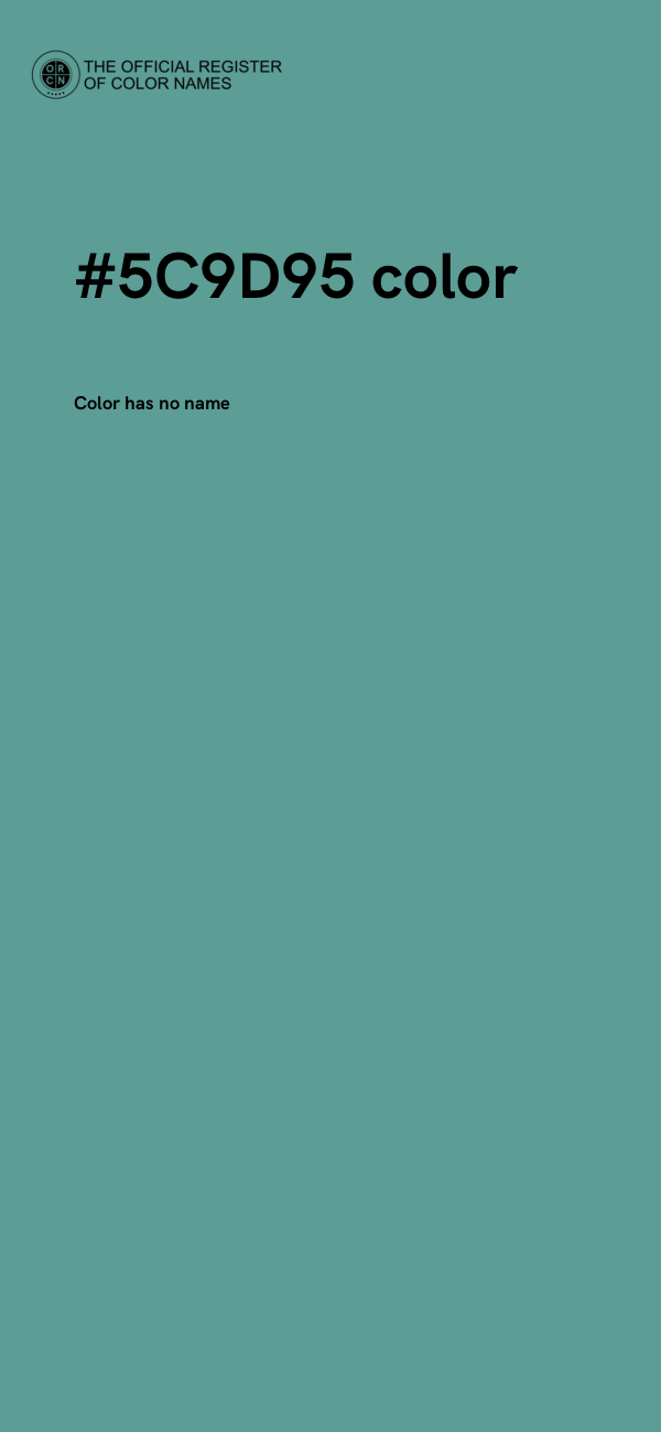 #5C9D95 color image