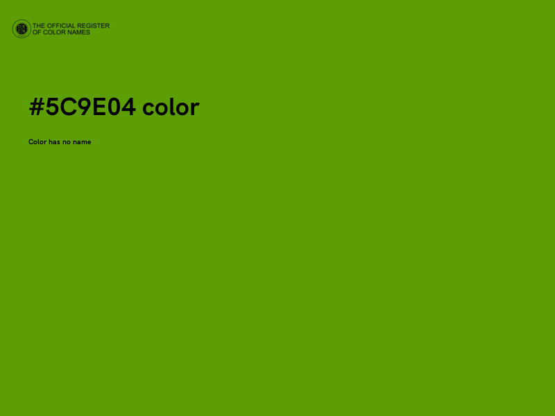 #5C9E04 color image