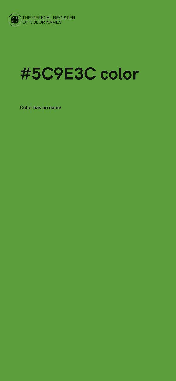 #5C9E3C color image