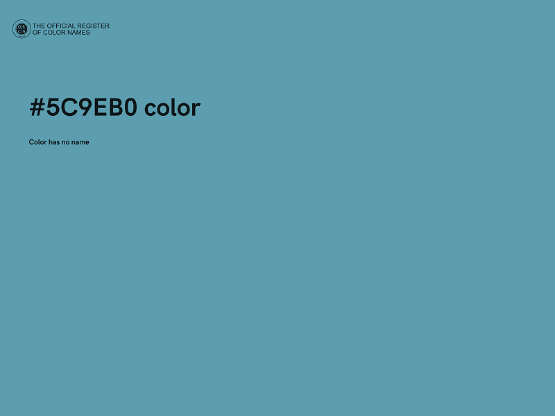 #5C9EB0 color image