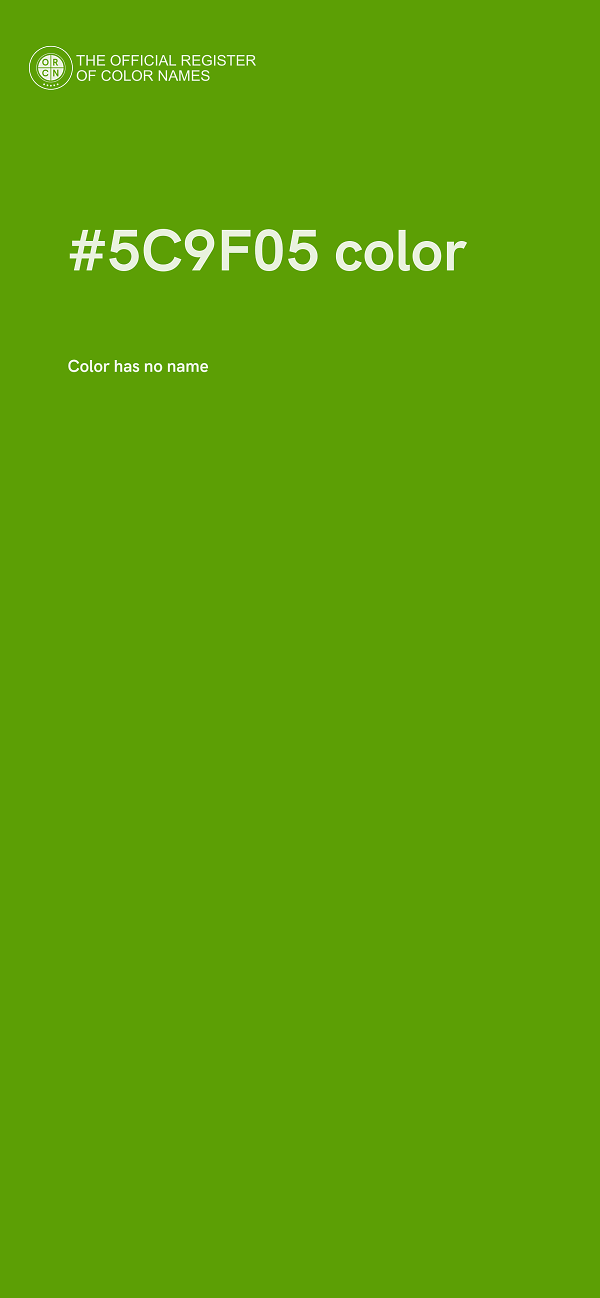 #5C9F05 color image