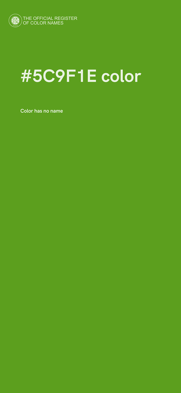 #5C9F1E color image
