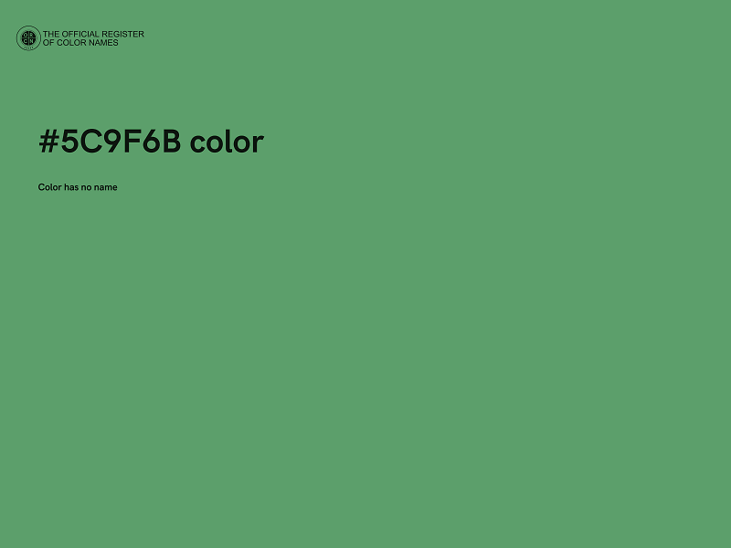 #5C9F6B color image