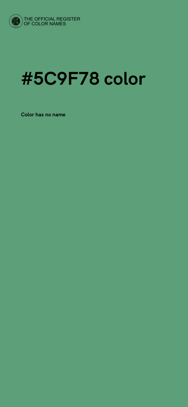 #5C9F78 color image