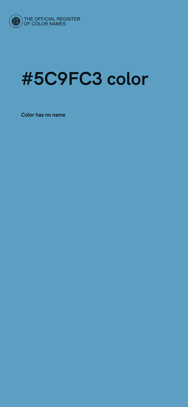 #5C9FC3 color image